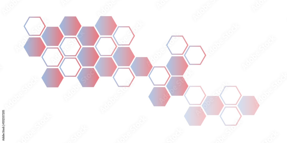 Poster abstract hexagon pattern design. white hexagonal background. luxury white pattern. wallpaper illustr