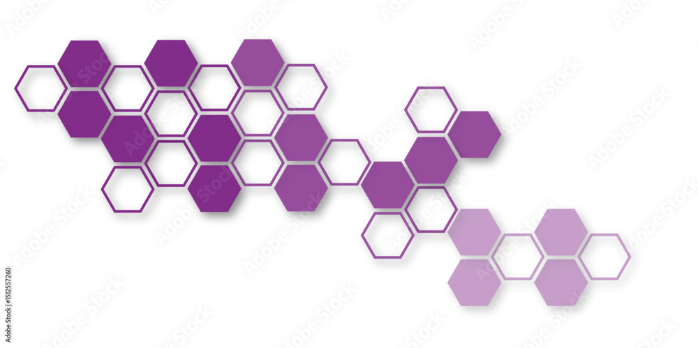 Poster abstract hexagon pattern design. white hexagonal background. luxury white pattern. wallpaper illustr