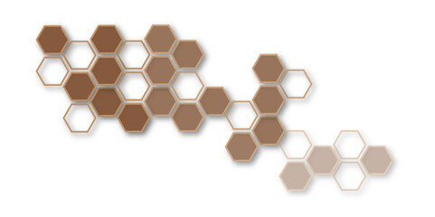 A group of hexagons are arranged in rows. White Hexagonal Background. Luxury White Pattern. 3D Futuristic abstract honeycomb mosaic white background. 