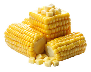 Boiled Corn Kernels with Melting Butter