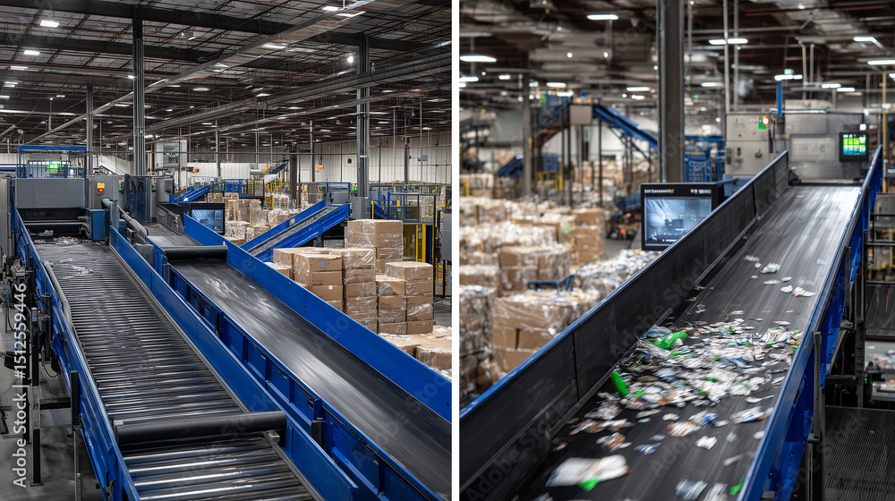 Poster battery recycling facility with automated sorting lines for lithium, nickel, and cobalt extraction