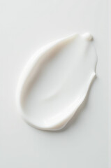 A close-up view of a ripe banana on a clean white surface