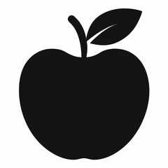 red apple vector illustration