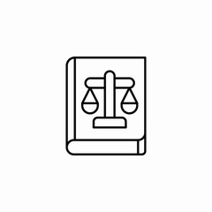 law book icon sign vector