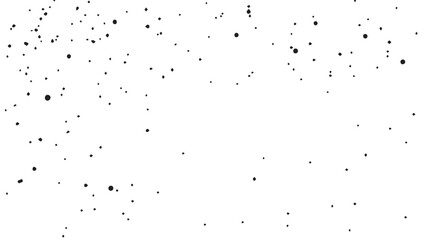Grunge ink splash dots grained texture on white background. Ink splashes seamless pattern. Black and white spray texture.
