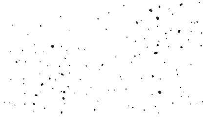 Grunge ink splash dots grained texture on white background. Ink splashes seamless pattern. Black and white spray texture.
