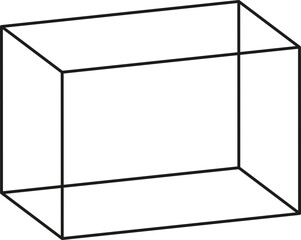 Straight stick displayed with emphasized edge and structured three-dimensional linear geometry.