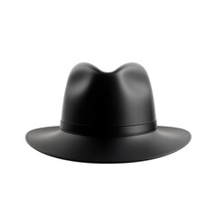 Stylish black hat with wide brim perfect for fashionable and classic look