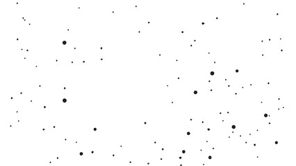 Grunge ink splash dots grained texture on white background. Ink splashes seamless pattern. Black and white spray texture.
