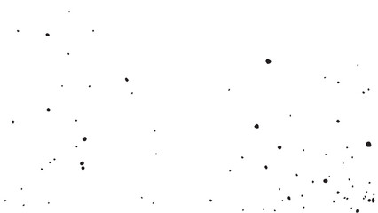 Fototapeta premium Grunge ink splash dots grained texture on white background. Ink splashes seamless pattern. Black and white spray texture. 