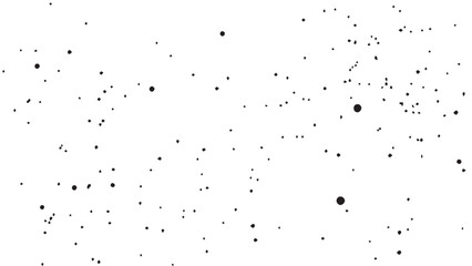 Grunge ink splash dots grained texture on white background. Ink splashes seamless pattern. Black and white spray texture.
