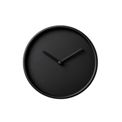 Clock with simple black face and minimal design highlighting timekeeping elegance and functionality