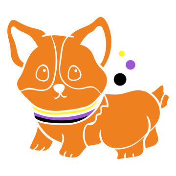 Dod non binary flag cut out