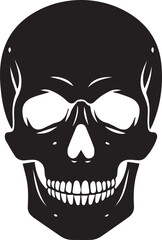 Skull silhouette vector