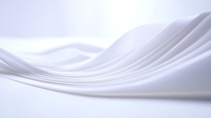 Abstract White Silver Ripple Wave Pattern Background