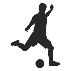 Soccer player hitting 1