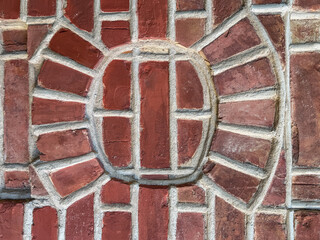 Old red brick wall, mur ściana z czerwonej cegły, kamienna  © MR. Stanek