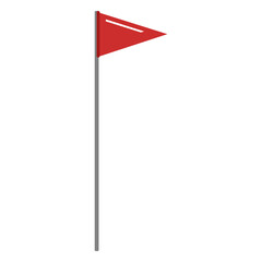 Golf flag illustration