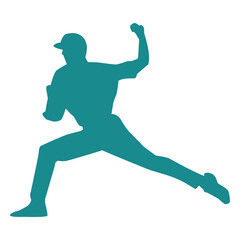 Player ball baseball player ballplayer silhouette