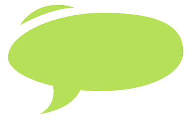 Speech bubble icon for comic book. Message box illustration. Speak balloon sign. Blank dialog frame