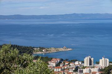 Biokovo national park mountains. Beautiful landscape photography from Makarska, Croatia