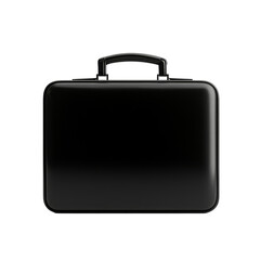 Bag design featuring sleek black container with smooth finish and secure handle