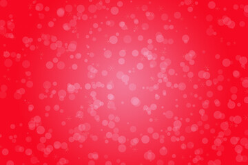 xmas Festive Red Bokeh Background