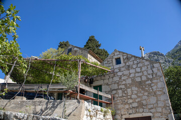 Biokovo national park mountains. Beautiful landscape photography from Makarska, Croatia