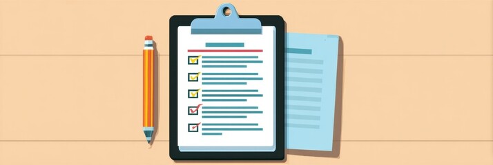 Organized Freezer Inventory Checklist on Clipboard With Open Left Margin for Notes and Updates