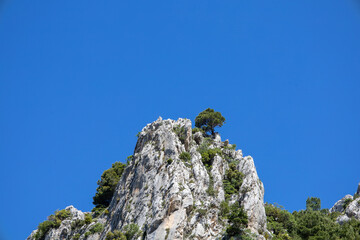 Biokovo national park mountains. Beautiful landscape photography from Makarska, Croatia