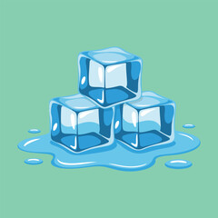 ice cube vector