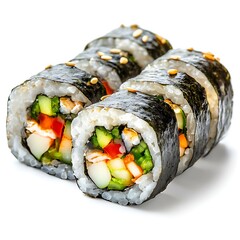 sushi on a white plate