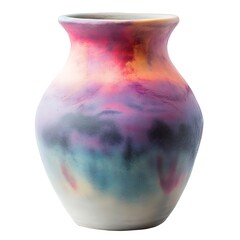 ceramic vase isolated on white