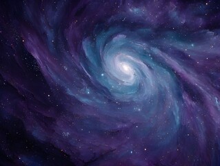 Journey Through an Infinite Black Cosmos with Vivid Swirling Galaxy Colors Illuminating Deep Space Majesty