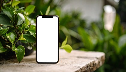 Mockup image of smartphone for advetising