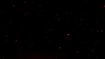 Fire embers particles texture overlays . Burn effect on isolated black background. Design texture