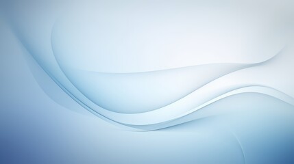 Obraz premium Serene and calming image of a blue and white background with a gentle wave. The blue and white colors create a sense of tranquility and peace, while the wave adds a sense of movement