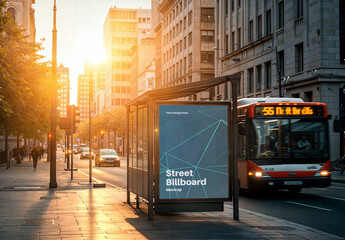 Street Billboard Mockup 26