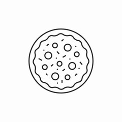 pizza italian icon sign vector
