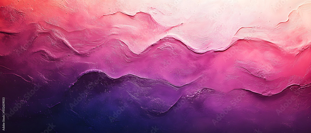 Poster vibrant abstract gradient with pink and purple noise textured patterns