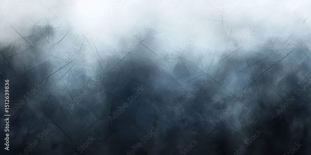 Poster blurry image of a cloudy sky with a few white clouds. the sky is mostly dark blue with some white cl