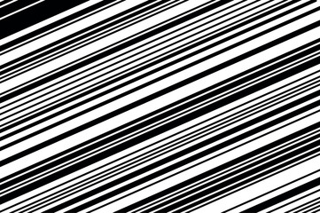 Obraz premium Black and white Line halftone pattern with gradient effect. Slanted stripes. Parallel straight monochrome pattern Template for backgrounds and stylized textures. Vector illustration