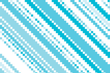 Abstract vector illustration featuring a blue pixelated pattern with diagonal lines. This geometric design creates a visually striking and modern aesthetic for digital projects.