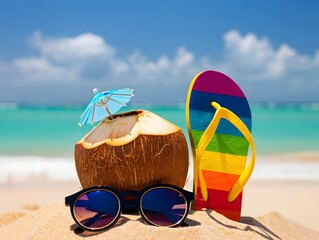 beach ball on the beach
