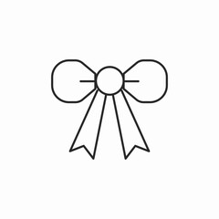 bow ribbon icon sign vector