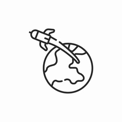 cosmic mission icon sign vector