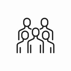 group team icon sign vector