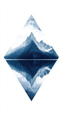 Geometric mountain reflection (1)