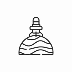 jupiter landing icon sign vector