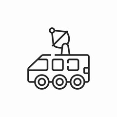 Obraz premium mobile broadcasting icon sign vector